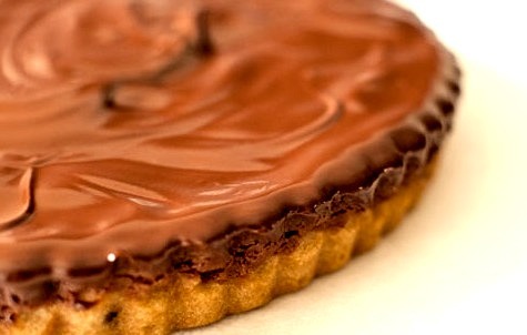 3 Layered Chocolate Chip Nutella Cheesecake Dark Chocolate Ganache Pie.
