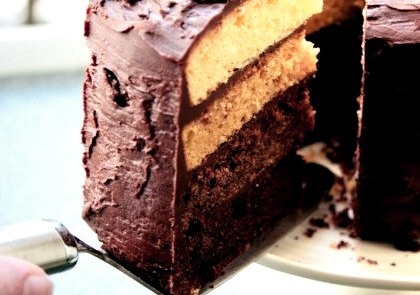 Chocolate Ombre Cake London Bakes